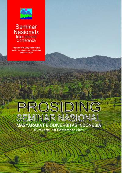 Prosiding Seminar Nasional Masyarakat Biodiversitas Indonesia
